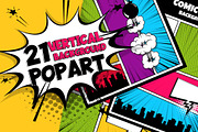 21 SET Comic Book Pop art background, an Illustration by Kapitosh (Thumbnail 1 of 3)