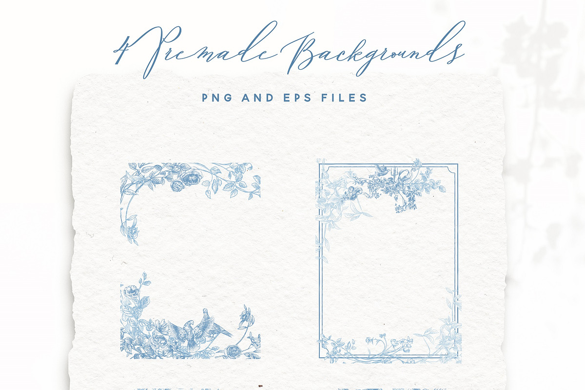 Romantic Floral Line Art Collection, a Decorative Illustration by BlumenSoul (Photo 6 of 12)