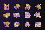 Startup 3D Icon Pack, an Object Graphic by Artnivora.Std (Thumbnail 4 of 4)