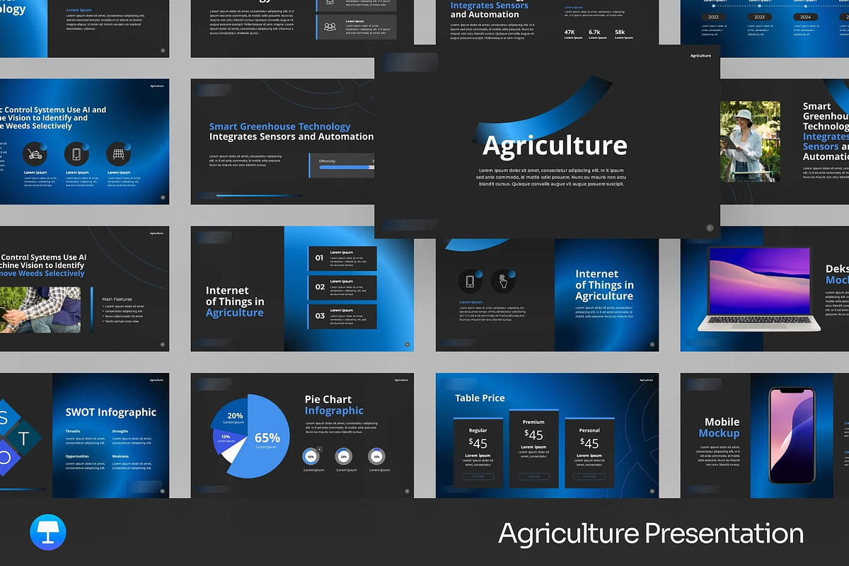 Minimalist Agricultural Keynote, a Presentation Template by Fit-tee (Photo 1 of 2)