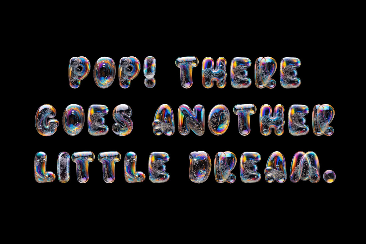 BubbleLuxe Font, a Sans Serif Font by Handmadefont (Photo 9 of 13)