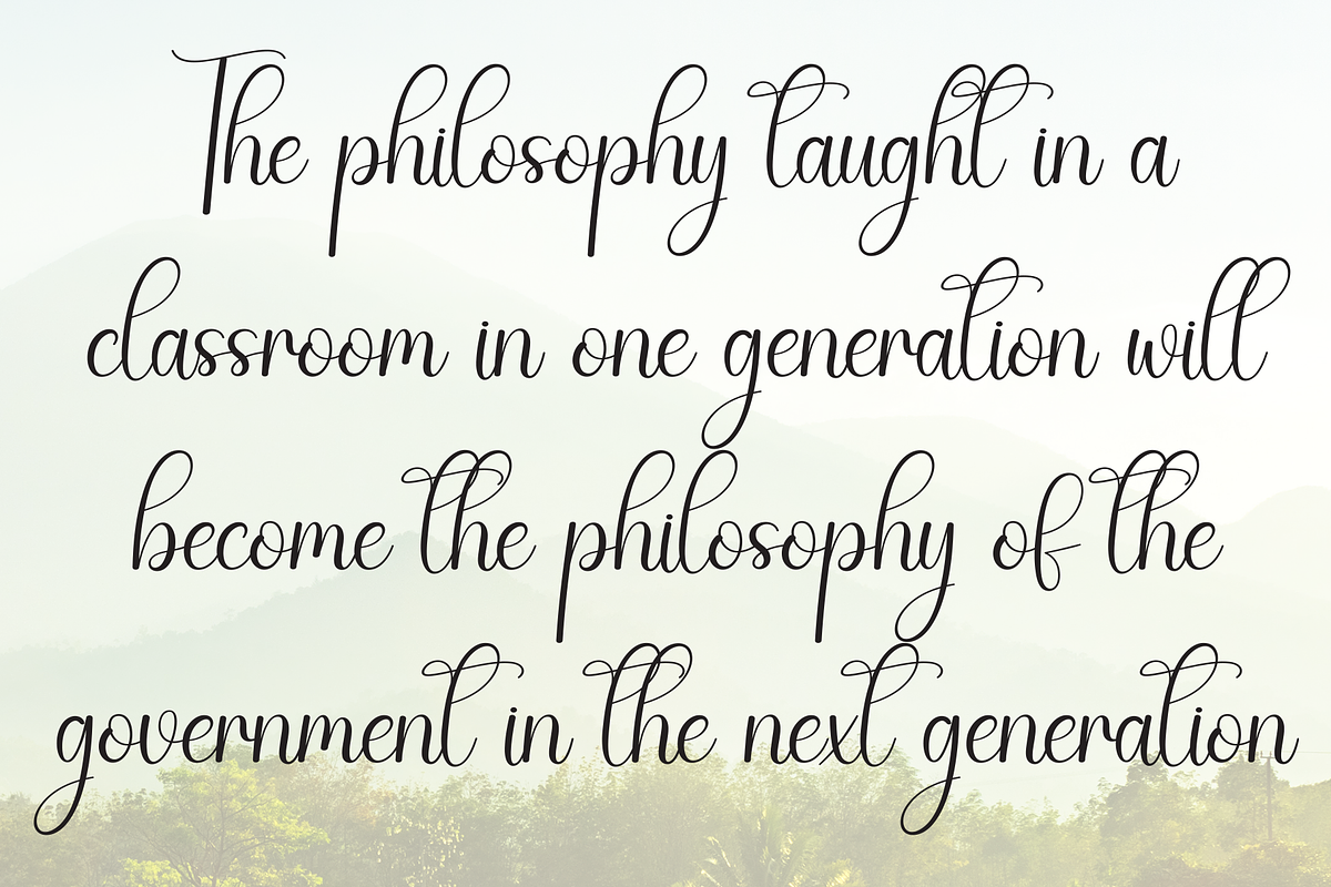 Babylove | Script Font, a Handwritten Font by Scratchones (Photo 6 of 9)