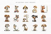 Quirky Dog Clipart Vol 2, an Object Graphic by EllyandLima (Thumbnail 5 of 8)