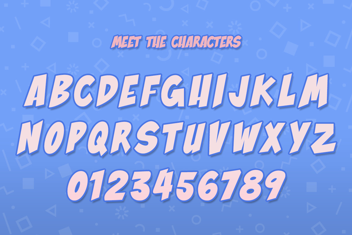 Boom Comic Font preview 6