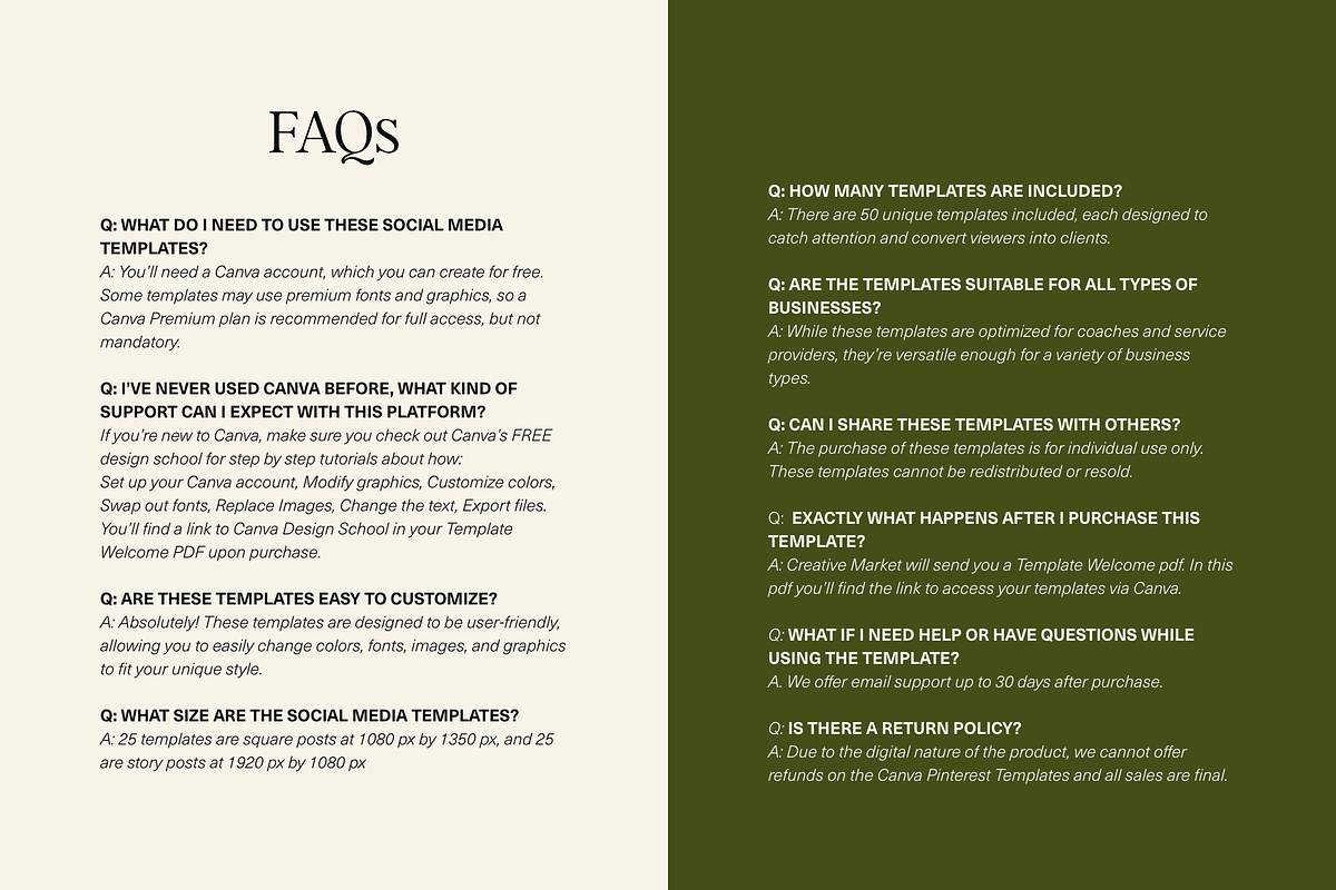 50 Canva Social Media Templates, a Social Media Template by Glo Design Studio (Photo 9 of 10)