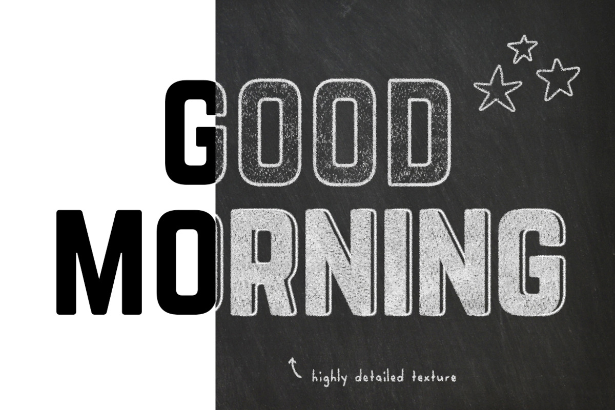 Chalk Styles for Photoshop, a Layer Style Add-On by Pikovit (Photo 7 of 14)