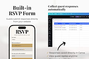 Dark Burgundy Wedding Website, a Landing Page Template by Everyday Perfection (Thumbnail 7 of 13)