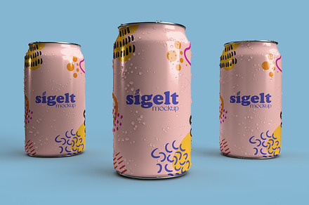 Digital Can Mockup, a Cups & Container Mockup by Sigelt
