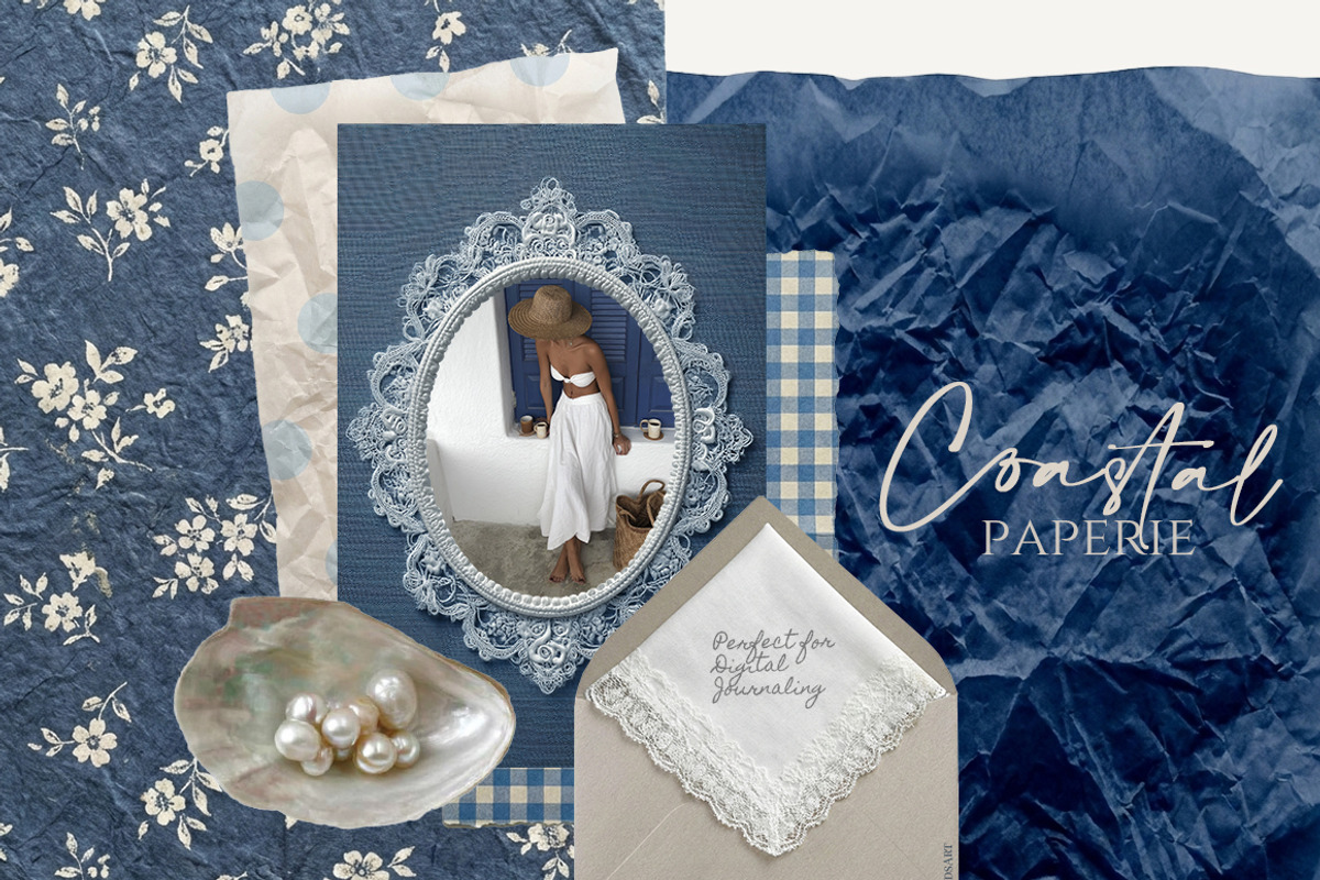 Coastal paper 180+ Vintage textures, an Object Graphic by 60secondsArt (Photo 11 of 12)