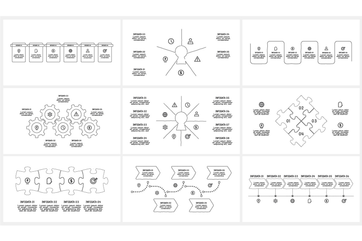 Set Doodle Presentation Canva, a Presentation Template by Infographics project (Photo 14 of 16)