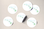Watercolor Map of Hawaii, a Graphic by Beloved Paper (Thumbnail 5 of 6)