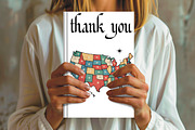 Retro usa map colorful states stars, an Illustration by CrexoraLab (Thumbnail 2 of 4)