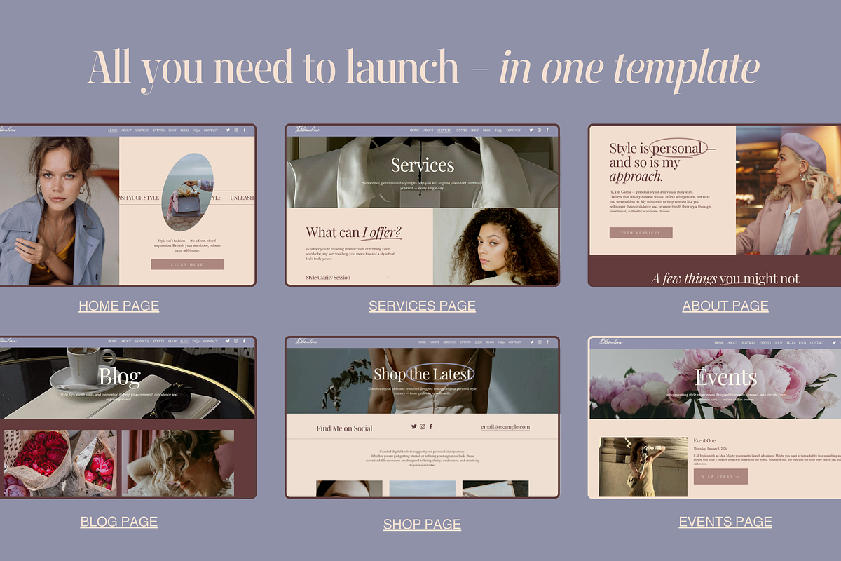 Stylist Squarespace Website Template, a Squarespace Template by Design Alchemy Studio (Photo 10 of 11)