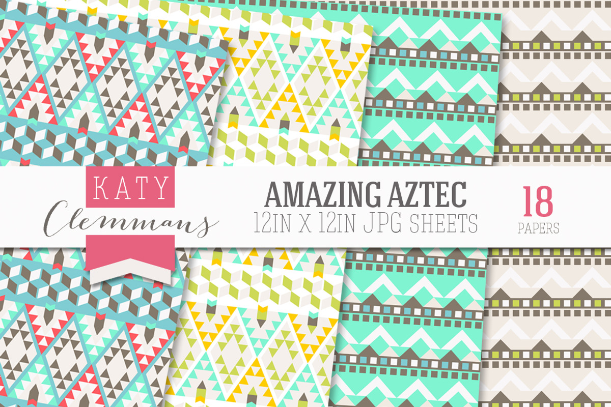 Amazing Aztec paper pack preview 4