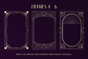 Art Deco Border & Frames, an Object Graphic by DesignerCandies (Thumbnail 4 of 7)