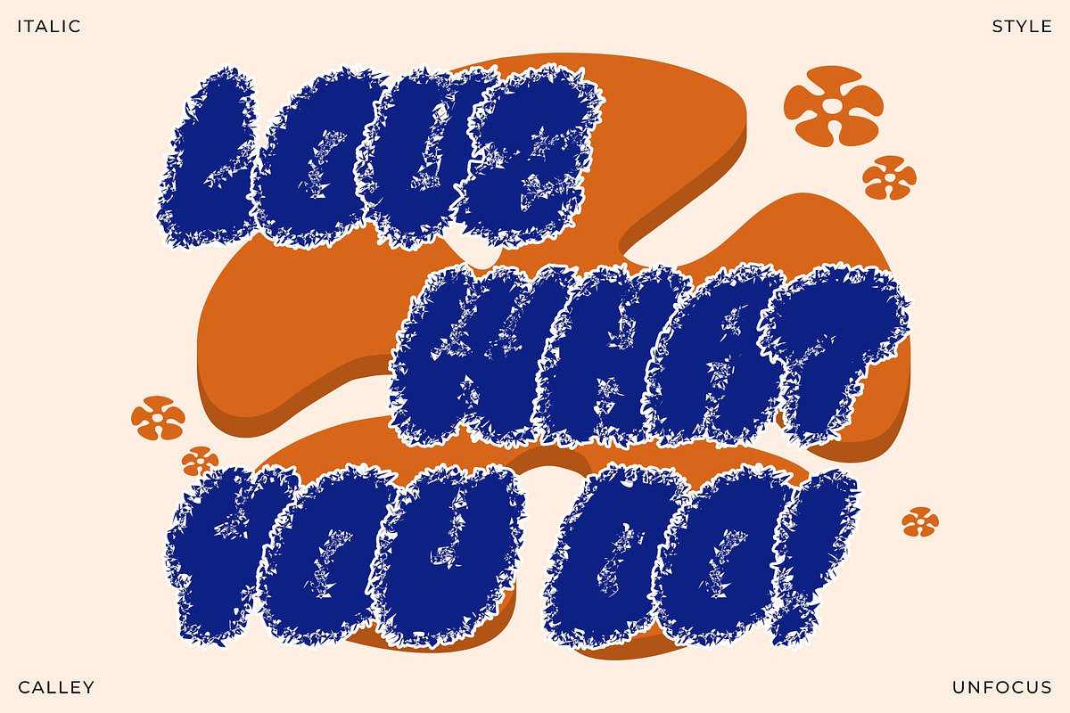 Calley Unfocus, a Sans Serif Font by Craft Supply Co. (Photo 3 of 8)