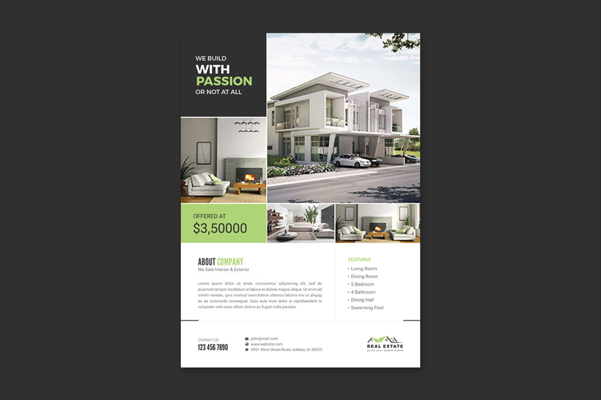Real Estate Flyer, a Flyer Template by Diverter (Photo 3 of 3)