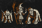 Halloween characters, an Animal Illustration by Sukhochev (Thumbnail 2 of 4)