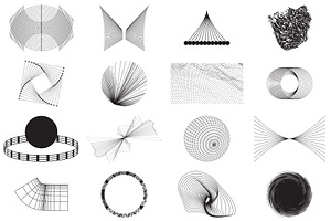 80 Vector Abstract Shapes Vol.1