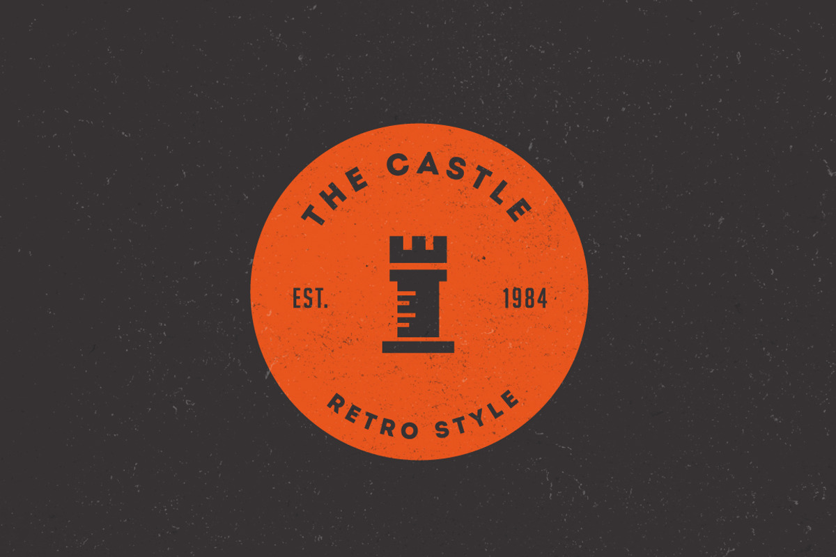 20 Vintage Logos & Badges, a Branding & Logo Template by Design District (Photo 2 of 6)