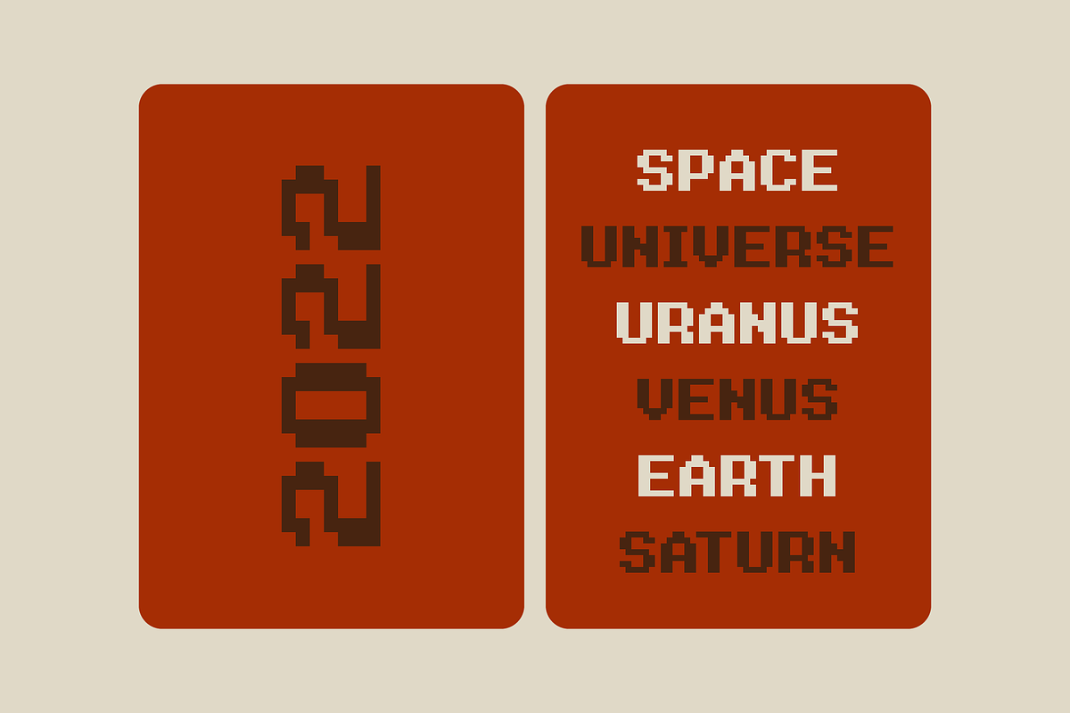 Arcana Game Pixel Font, a Font by alpercakici (Photo 6 of 13)