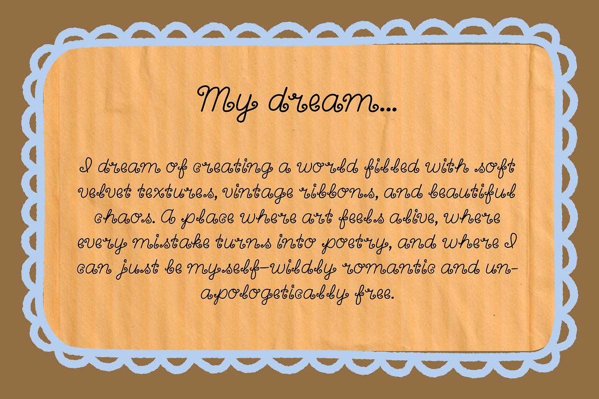 Lunetta Whimsical Swirly Font, a Handwritten Font by Nonceni (Photo 11 of 13)