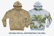 IND4000 Hooded Pullover Mockups, a Shirt Mockup by GraphicHero (Thumbnail 9 of 9)