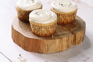 Vanilla cupcakes featuring vanilla, cupcake, and cake