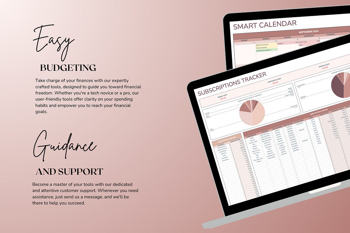 Subscriptions Tracker - Neutral, a Templates & Theme by The Creative Plans co (Photo 8 of 10)