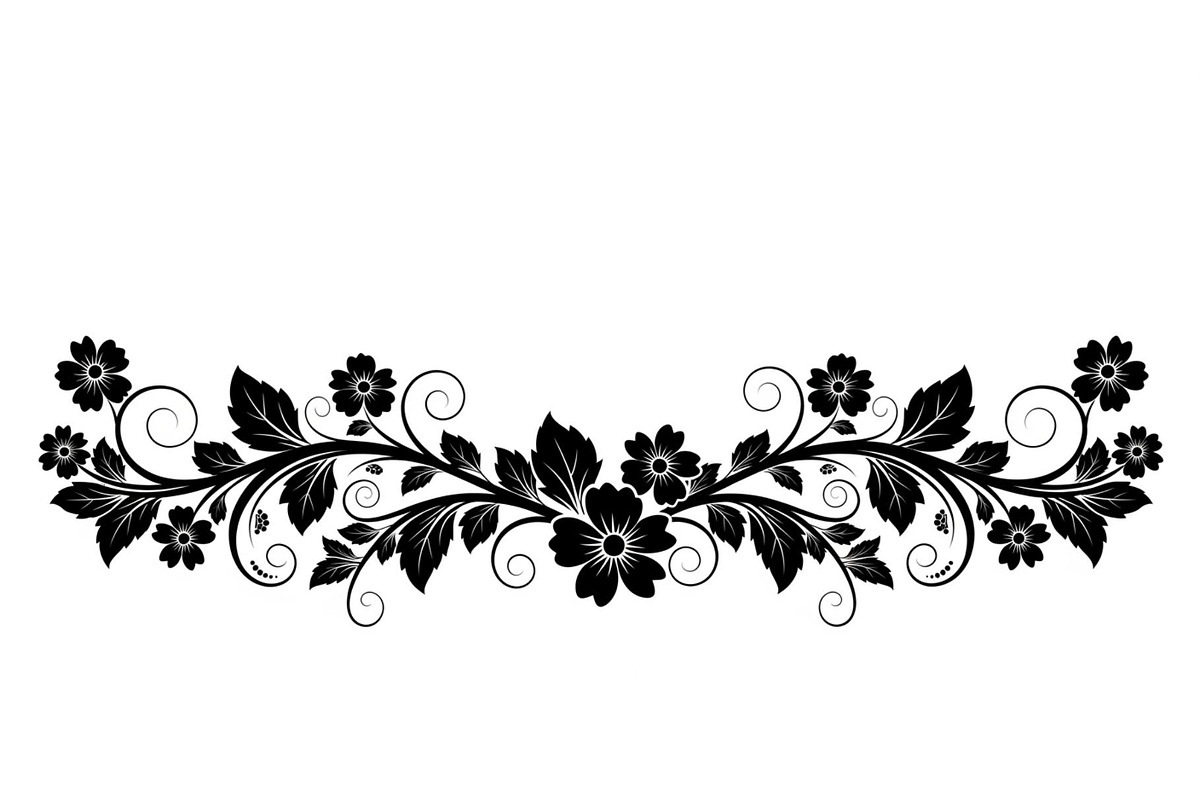 Floral Grass Border Silhouette Bundl, an Illustration by Amazin_art (Photo 44 of 51)