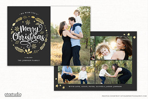 Christmas Card Template CC246