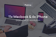 16 PSD Mockups Fashion Blog, a Mac Mockup by Pierre Borodin (Thumbnail 2 of 7)