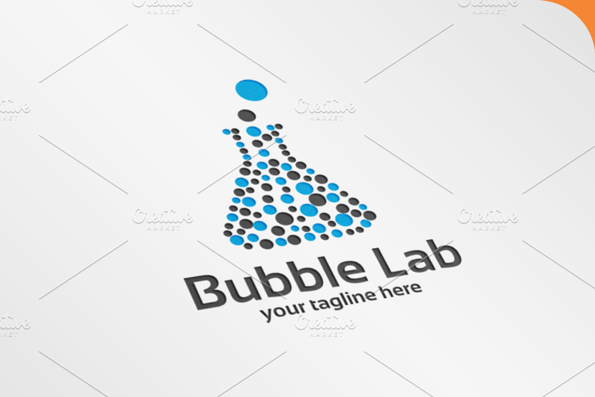Bubble Lab Logo, a Branding & Logo Template by Alfam17