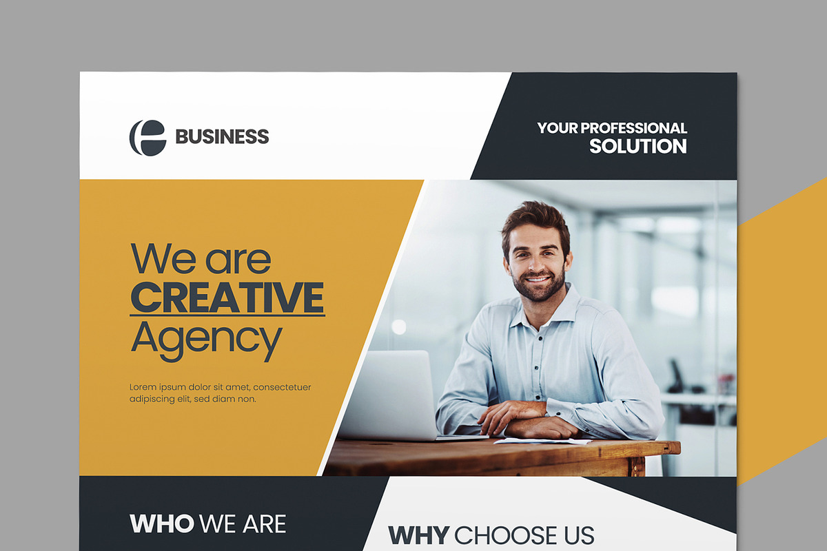 Creative Agency Flyer Design, a Flyer Template by ContestDesign (Photo 2 of 4)