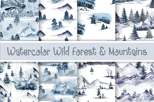 Winter digital papers, an Arts & Entertainment Photo by AdriOP