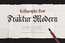 Cal Fraktur Modern font