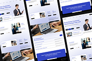 Figma CRM Landing Page, a Landing Page Template by Musara (Thumbnail 2 of 6)