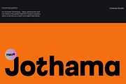 Neue Jothama - Geometric 14 Fonts VF, a Sans Serif Font by Casloop Studio (Thumbnail 1 of 9)