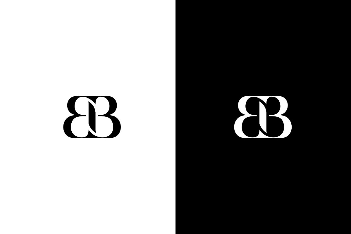 Minimal BB Monogram Logo Design preview 7