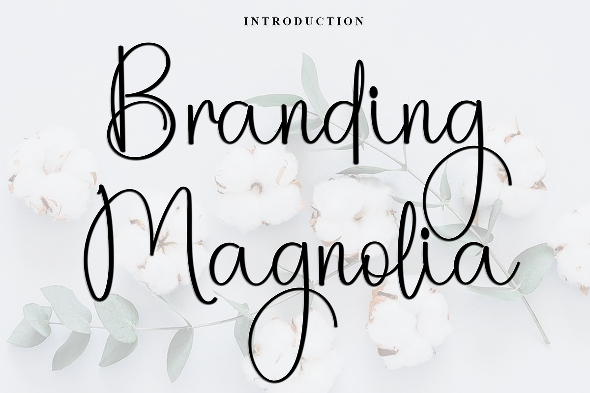 Branding Magnolia, a Handwritten Font by FreshTypeINK (Photo 1 of 8)