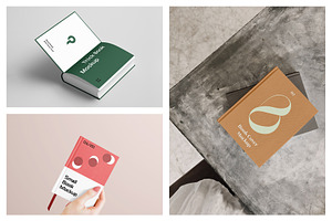 Various Book Mockups Vol.01