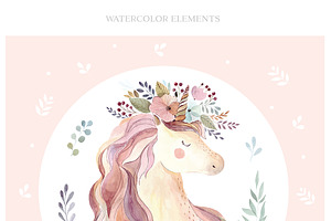 Unicorns & Flowers Collection