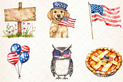 4th of July Sublimation Clipart Bund, an Illustration by Libby Wishes (Thumbnail 5 of 5)