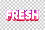 Fresh Editable Text Effect PSD, a Layer Style Add-On by TrueVector (Thumbnail 2 of 2)