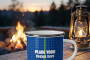 Enamel Campfire Mug Mockup Bundle, a Cups & Container Mockup by Pixel Foundry (Thumbnail 5 of 6)