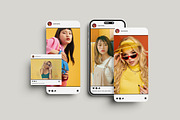 Instagram Post Mockup(Scene Creator), an iPhone Mockup by Creative_A23 (Thumbnail 3 of 4)