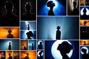 75 Backlight silhouettes, a Person Photo by Handmadefont (Thumbnail 4 of 10)