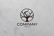 Tree With Circle Logo Design, Nature, a Branding & Logo Template by My Miracle (Thumbnail 1 of 2)