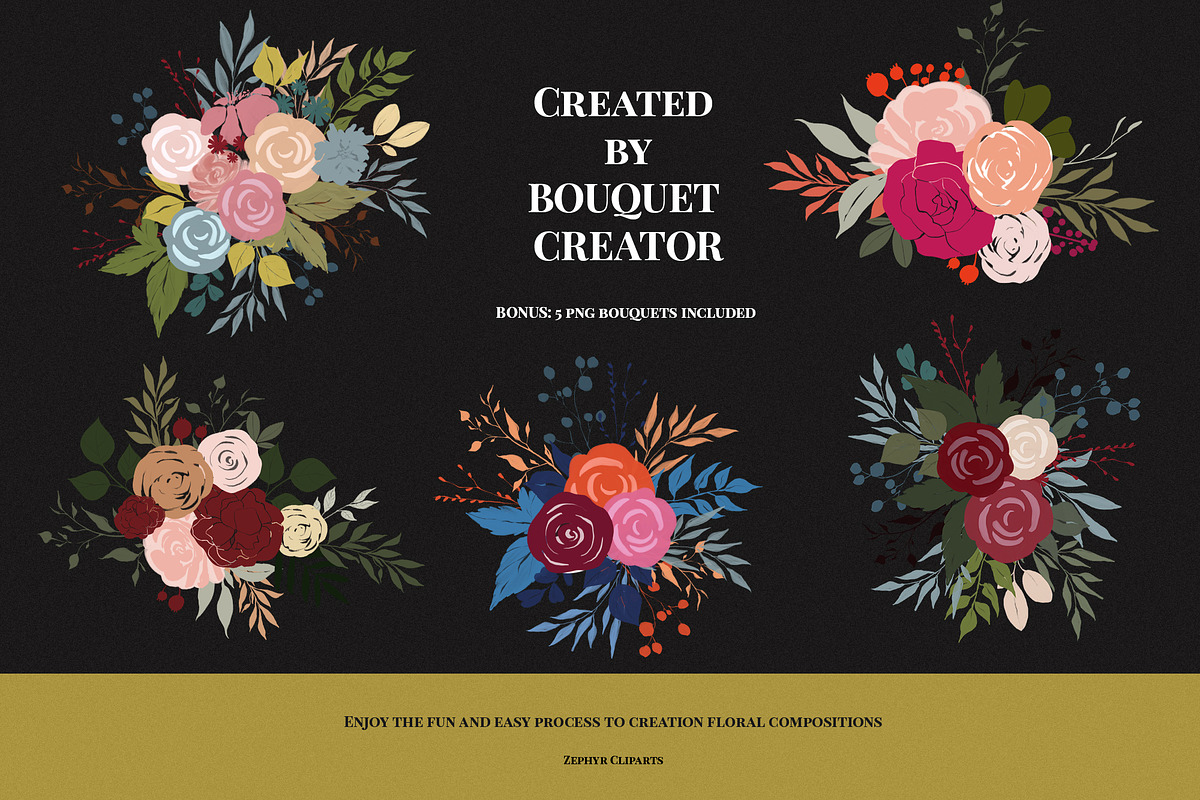 SALE! BOUQUET CREATOR for Procreate, a Brush Add-On by anastasiia.art (Photo 8 of 10)