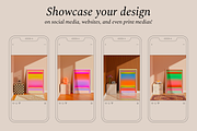 Framed Poster Mockup Bundle, a Print Template by Bonumo (Thumbnail 6 of 8)